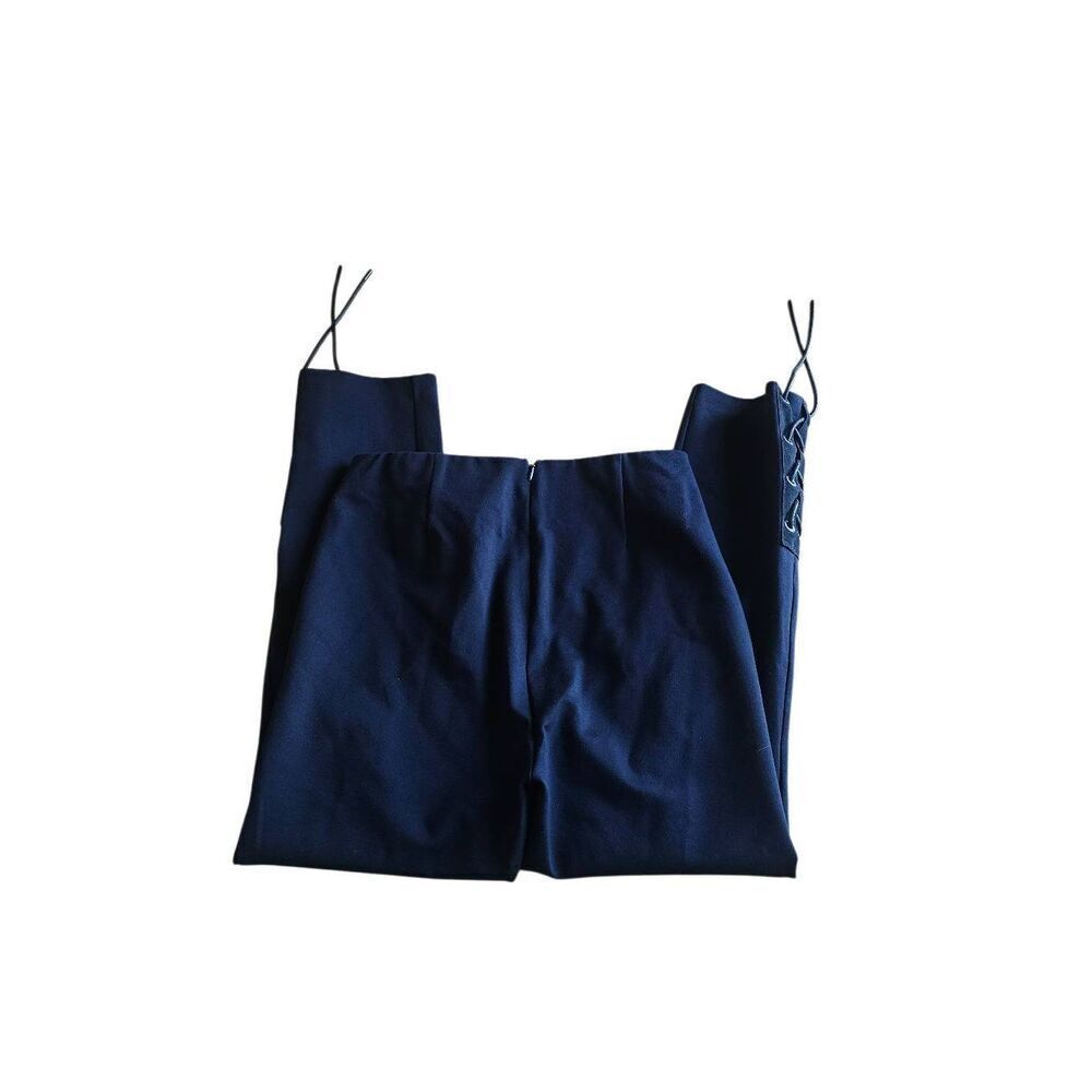 Rag & bone navy Simone lace up pants womens Sz 6 - Picture 4 of 9
